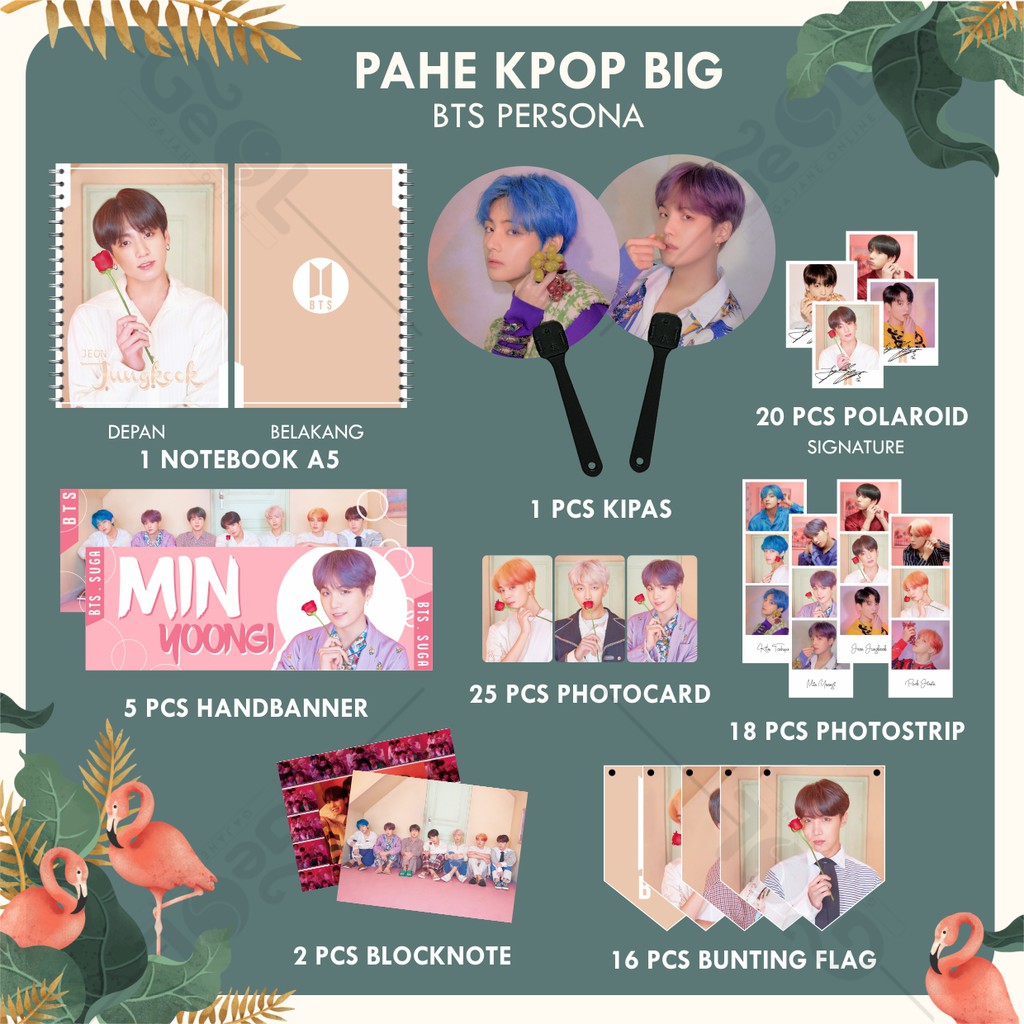 Paket Kpop Big 80k Bts Persona Shopee Indonesia