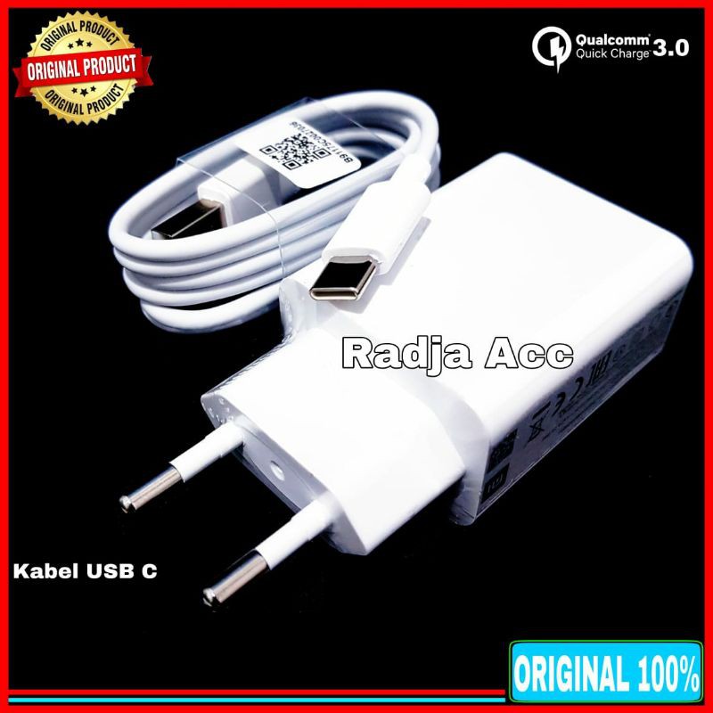 Charger Xiaomi Redmi 10X Original 100% Fast Charging 22,5W USB Type C