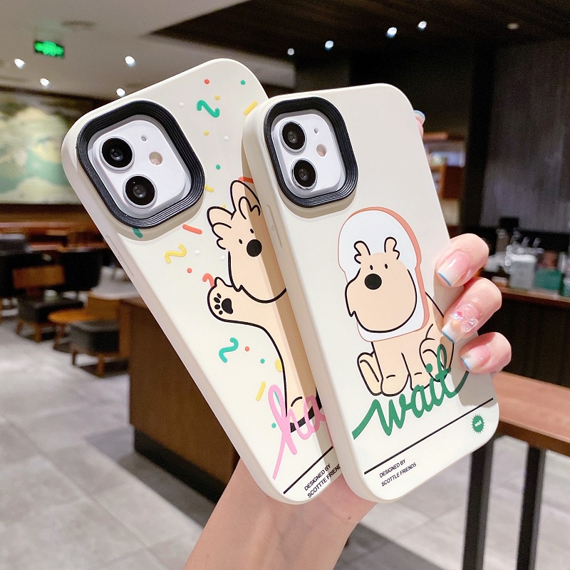 3 in 1 case Pelindung Bahan Silikon Tahan Jatuh Untuk iPhone 11 12 13 Pro MAX X XR XS MAX 7 8 Plus