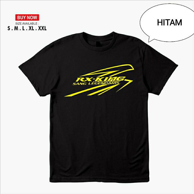 Baju T-shirt Kaos Yamaha RX King Sang Legendaris l kaos 2 tak l kaos jet darat