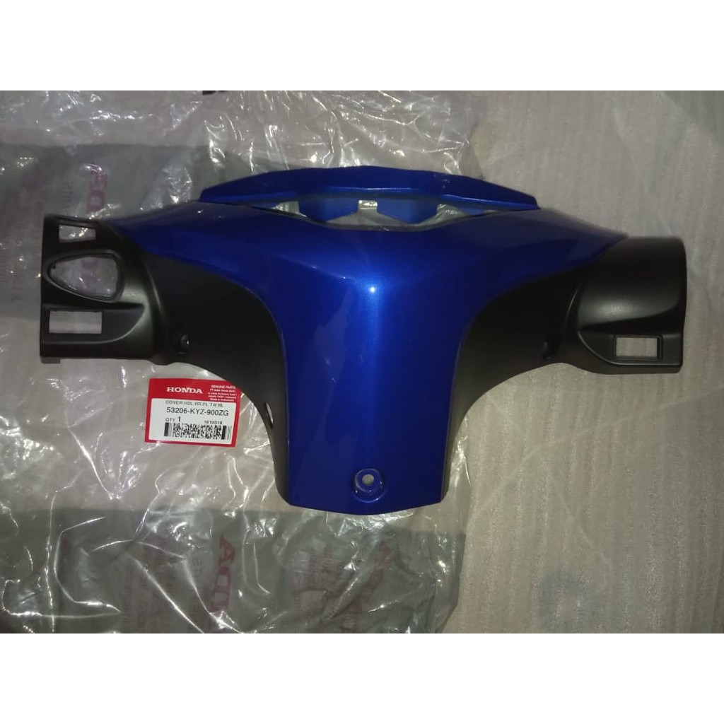 2m BATOK BELAKANG SUPRA X 125 HELM IN BIRU AHM 53206-KYZ-900ZG