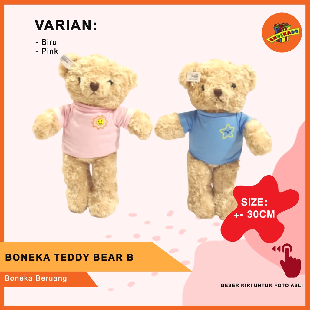 MAKASSAR! BONEKA TEDDY BEAR B - Boneka Beruang