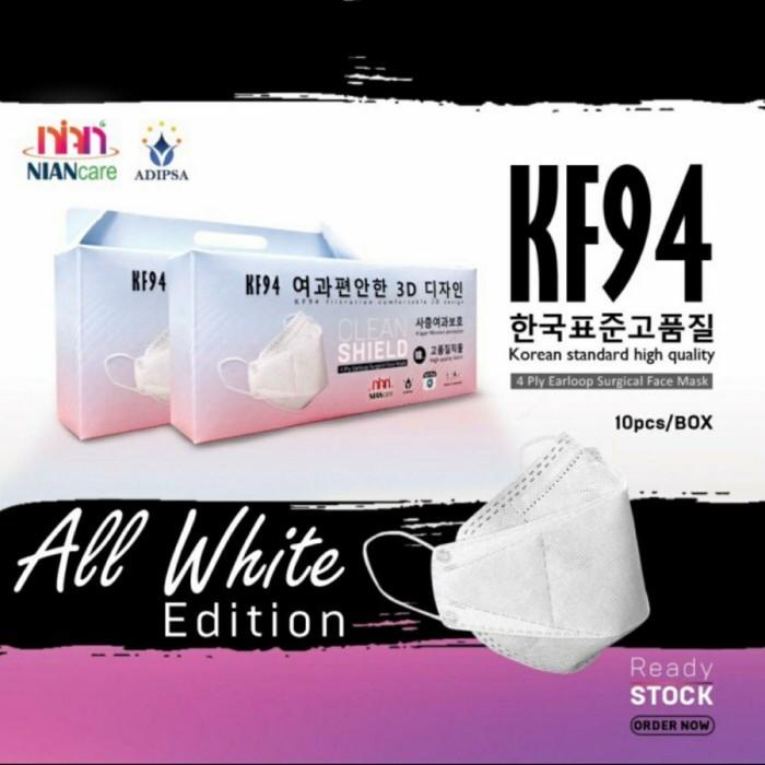 Masker Medis Masker Korea Niancare 4Ply Kf94 -Evo Sensi Convex 3D Kn95