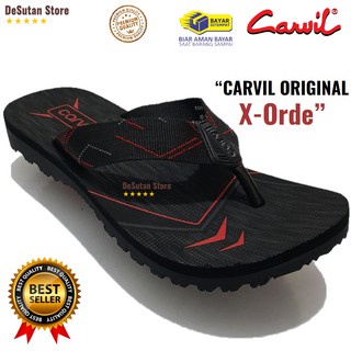 (PROMO TERBARU) Sandal Carvil Tanggung Xorde/Sandal Jepit anak/sandal Kasual/sandal karet/sandal terbaru/size 33-37