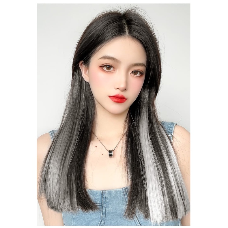 Hair Clip Rambut Palsu Premium wanita Panjang 58cm - 60cm Wig Rambut Warna Fashion Kualitas Premium /BS