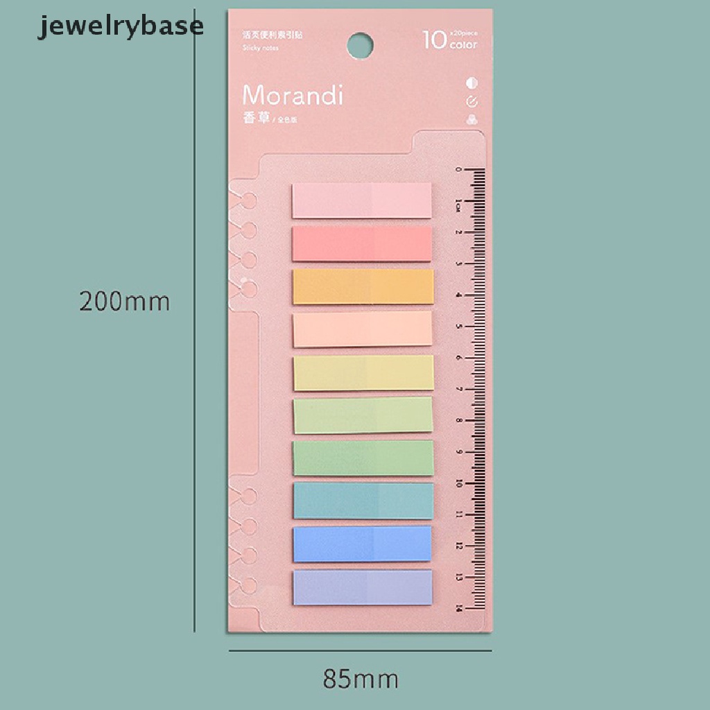 (jewelrybase) 200 Lembar Sticky Note Untuk Kantor / Sekolah