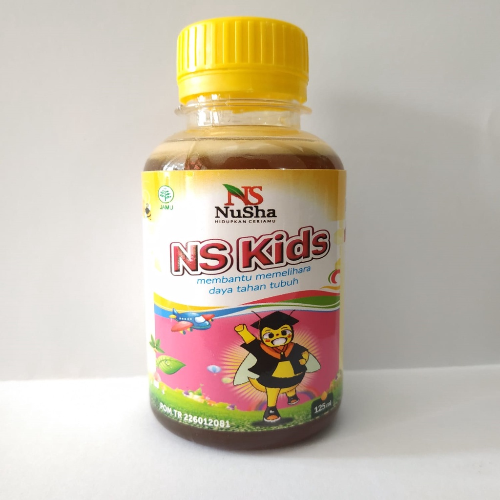 MADU NS KIDS (NUSHA) Madu Plus Albumin Multivitamin Untuk Anak Masa Kini Original 125 mL