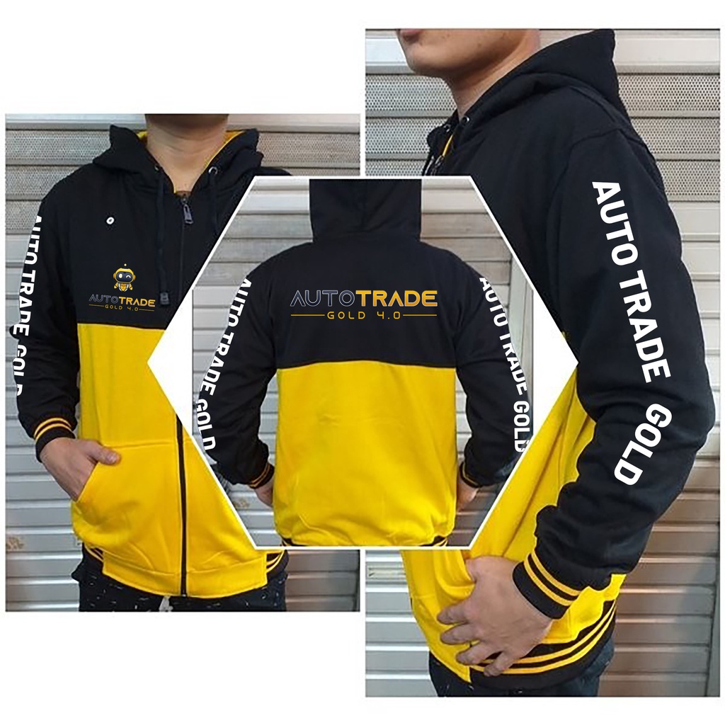 JAKET FASHION PRIA BASEBALL HOODIE ATG AUTO TRADE GOLD