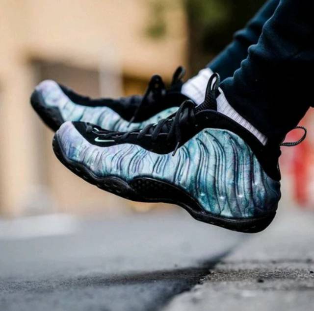 teal nike foamposites