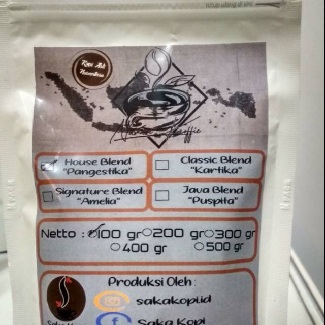 

House Blend Pangestika