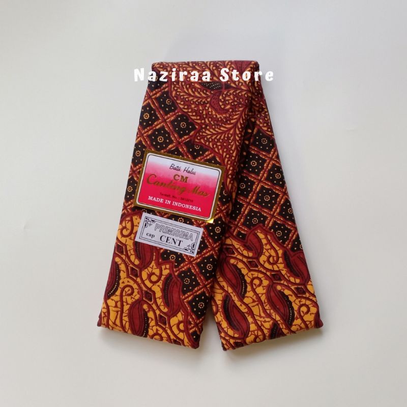 Kain Batik CANTING MAS, Kain Panjang Cap Cent Batik Katun Halus Ibu Melahirkan