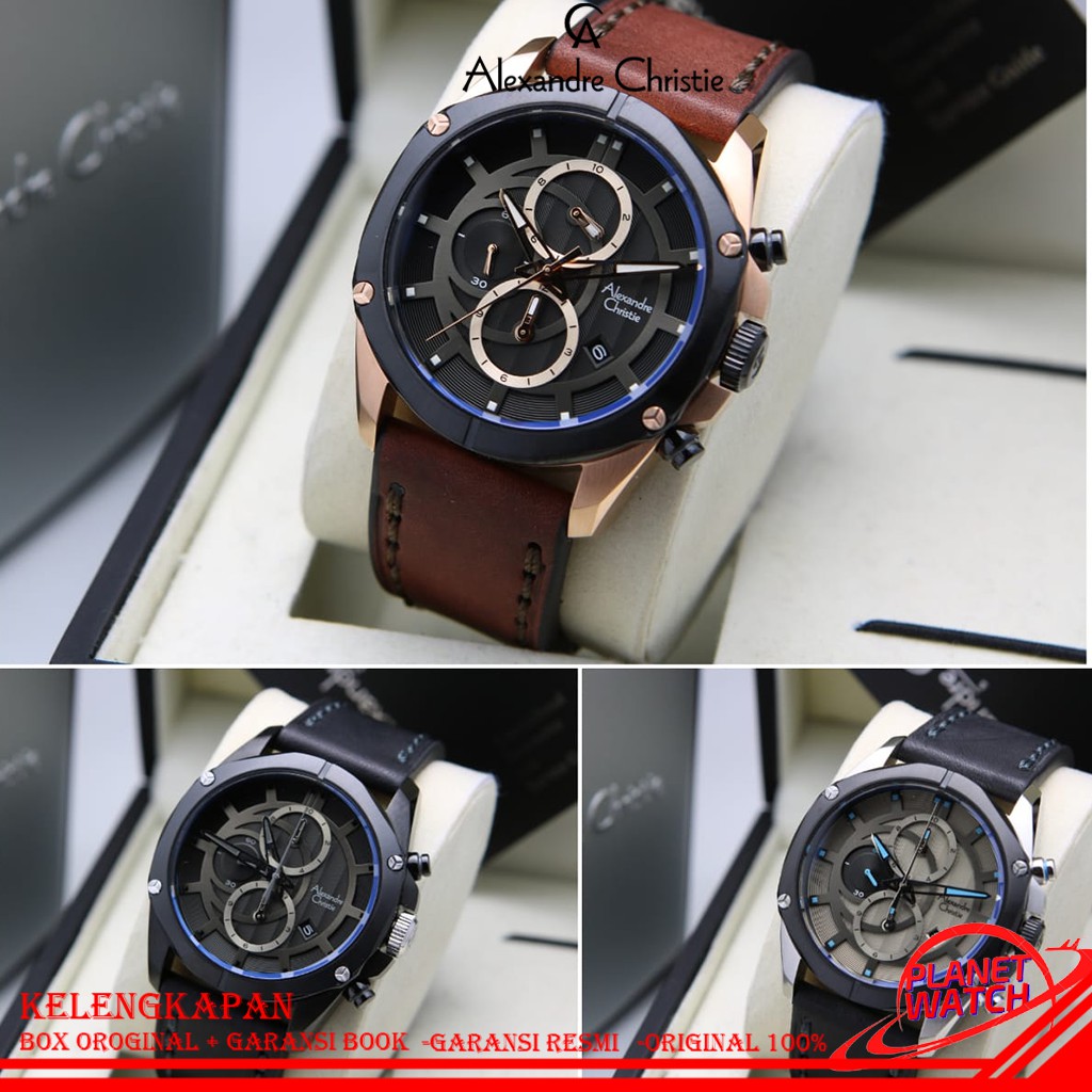 ALEXANDRE CHRISTIE PRIA ORIGINAL JAM TANGAN ALEXANDRE CHRISTIE PRIA JAM ALEXANDER CHRISTIE AC 6588 J