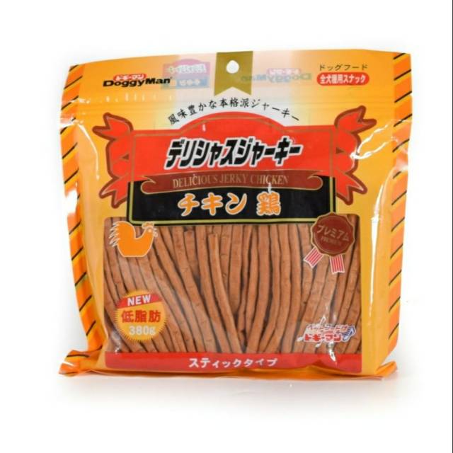 Doggyman Makanan Anjing Delicious Chicken Jerky 380 Gr