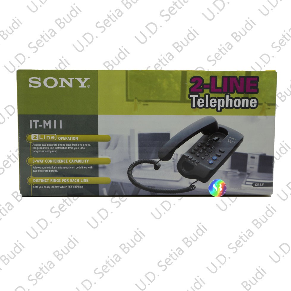 Telephone Dua line Sony IT-M11 Asli