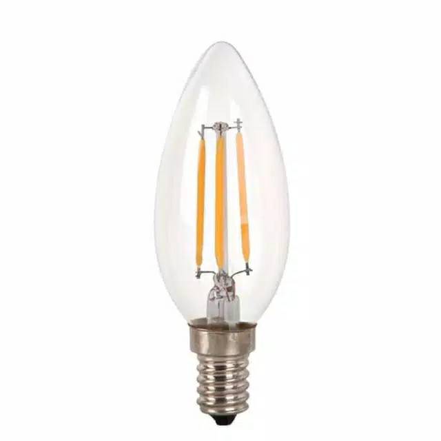Lampu filamen C35 4watt fitting E14