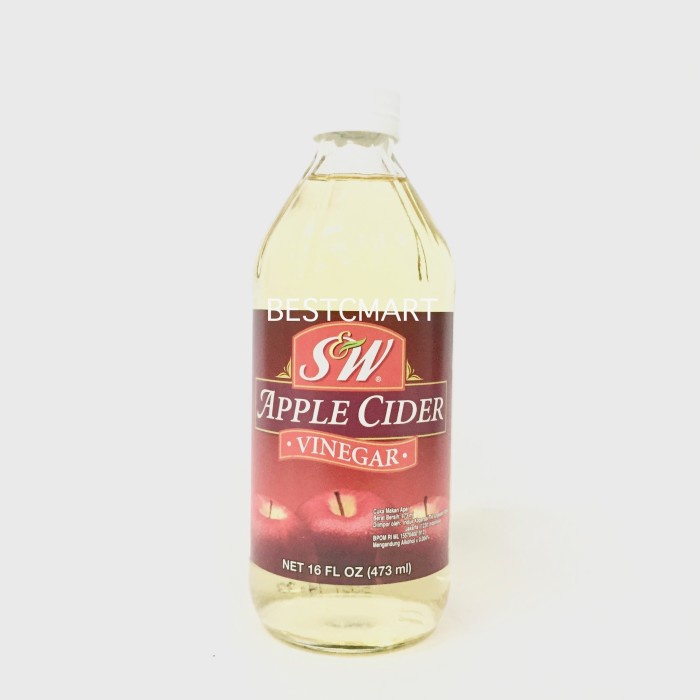 

Jual S&W Apple Cider Vinegar 473 Ml (Cuka Apel)
