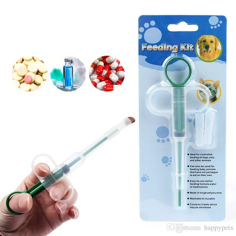 Feeding Kit Pelontar Obat anjing kucing hewan tablet introducer pet piller