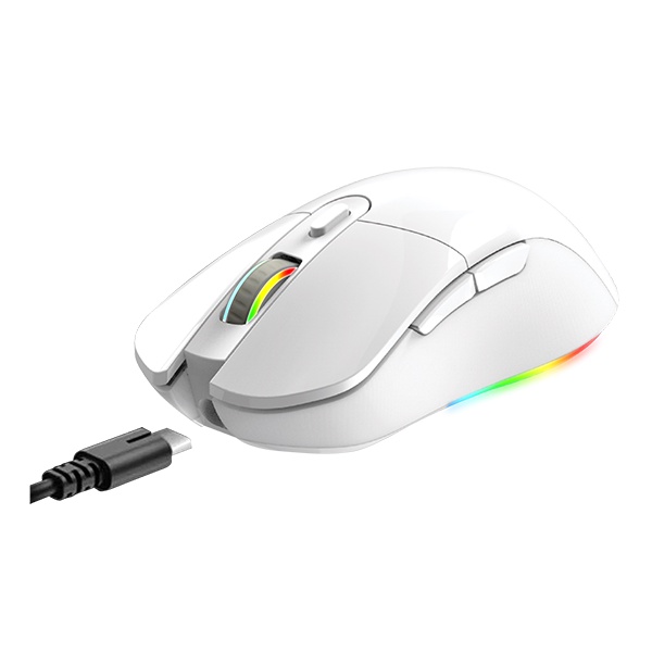 Mouse NYK Nemesis S-80 S80 Black Shark RGB - Gaming - Dual Mode Mouse