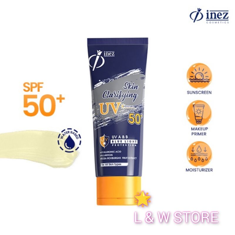 Inez Skin Clarifying UV Moisturizer Spf 50+ 30gr