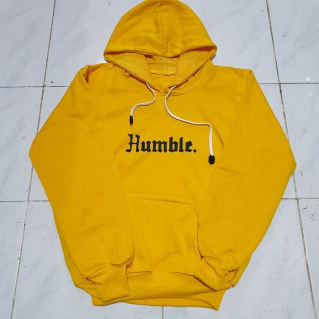 Jaket sweater hoodie jumper pria wanita sablon HUMBLE