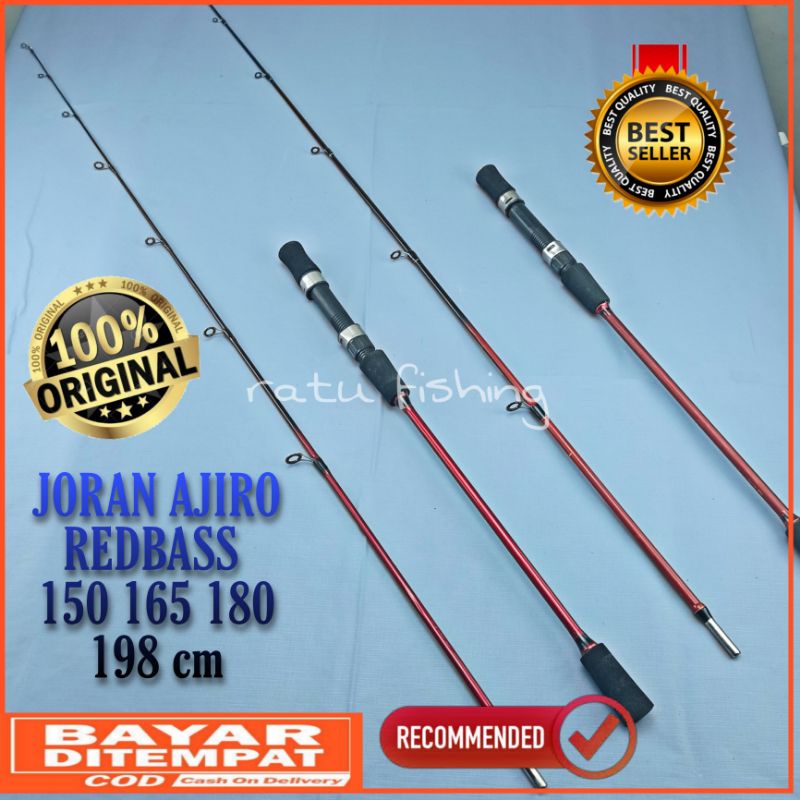 Joran Pancing FIBER SOLID KUAT GALATAMA LAUT  Ajiro Jigging Redbass 150 165 180 198