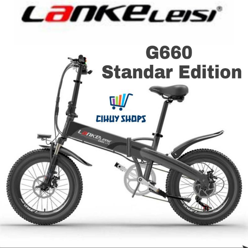 Sepeda Listrik Lankeleisi G660 Standard Lite Edition Elektrik Bike Electric Bicycle Lipat Folding