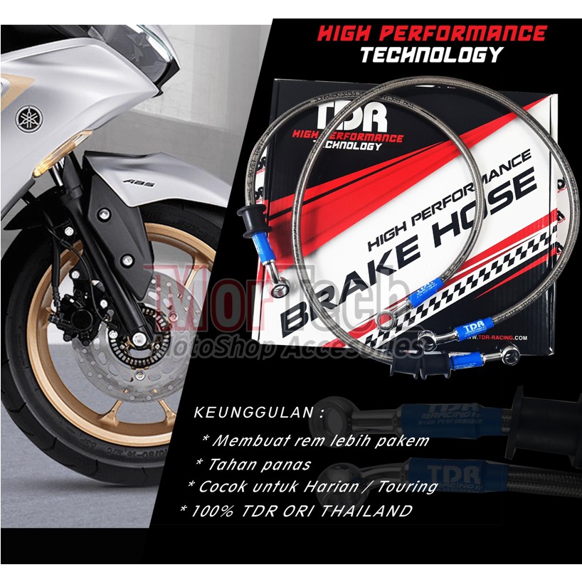 Selang Slang Kabel Minyak Rem Aerox 155 ABS / New Aerox Connected ABS NVX 155 TDR Racing Ori Thailan