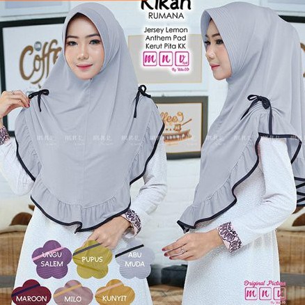 HIJAB INSTANT KIKAN ORI AHFILL / FARRAH ARJUNA HIJAB