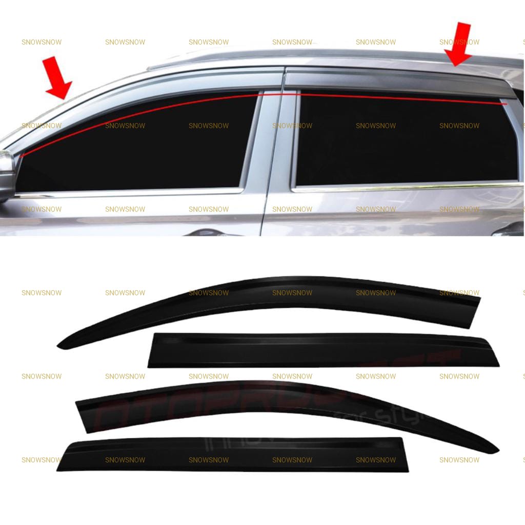 Talang Air Honda Brv 2022 UP Side Visor Injection Hitam