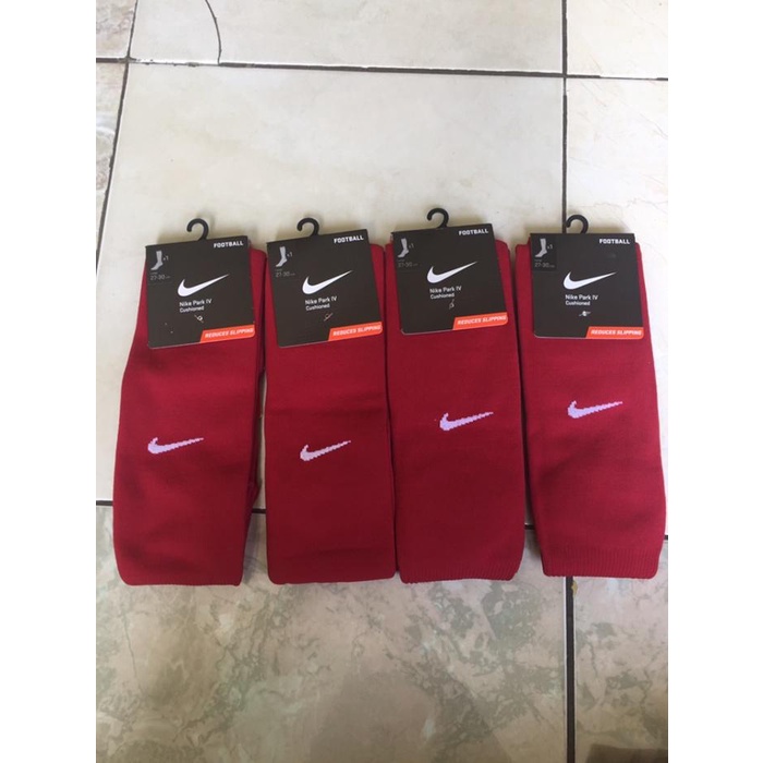 KAOS KAKI BOLA NIKE REDUCES SLIPPING RED ORIGINAL