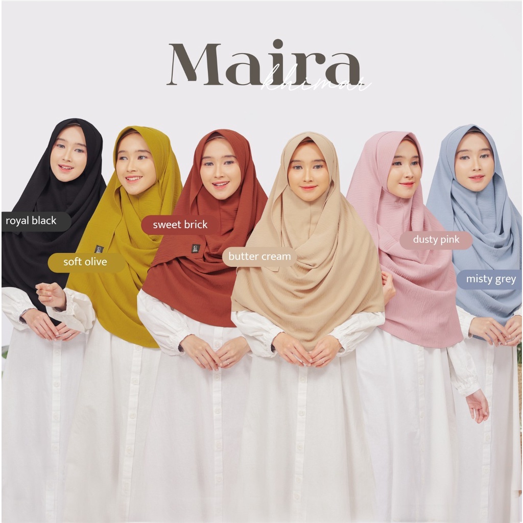 AZMEELA MAIRA MAIDA PASHMINA INSTANT BAHAN CRINCLE