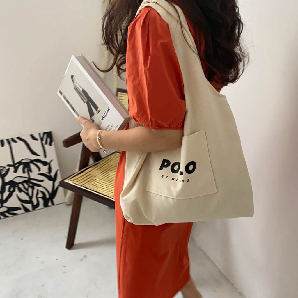 TSK - Totebag Vintage Populer Tas Tote Murah