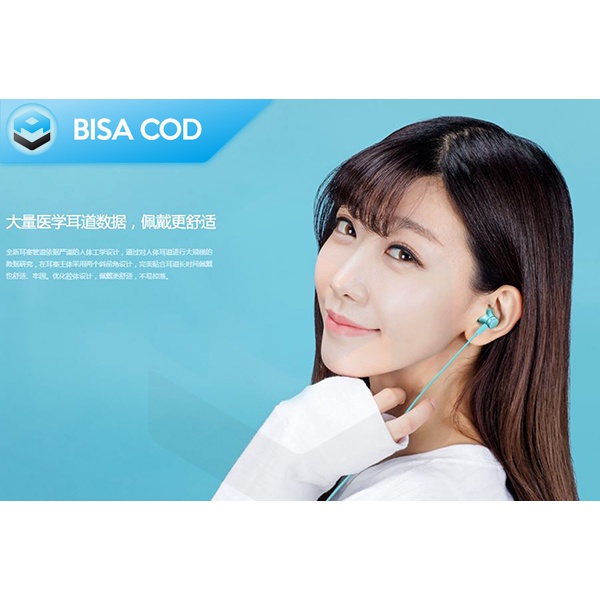 HANDSFREE HEADSET ORIGINAL XIAOMI MI PISTON HUOSAI 3 FOR SAMSUNG OPPO