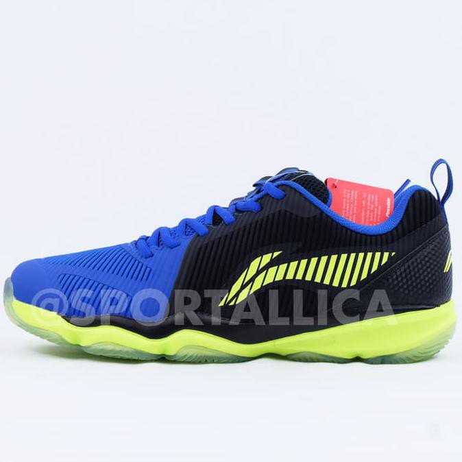BI9 SALE Sepatu Badminton Li-Ning / Lining AYTN085 Ranger TD 3 Blue - Biru, Size 7 245mm SDWD