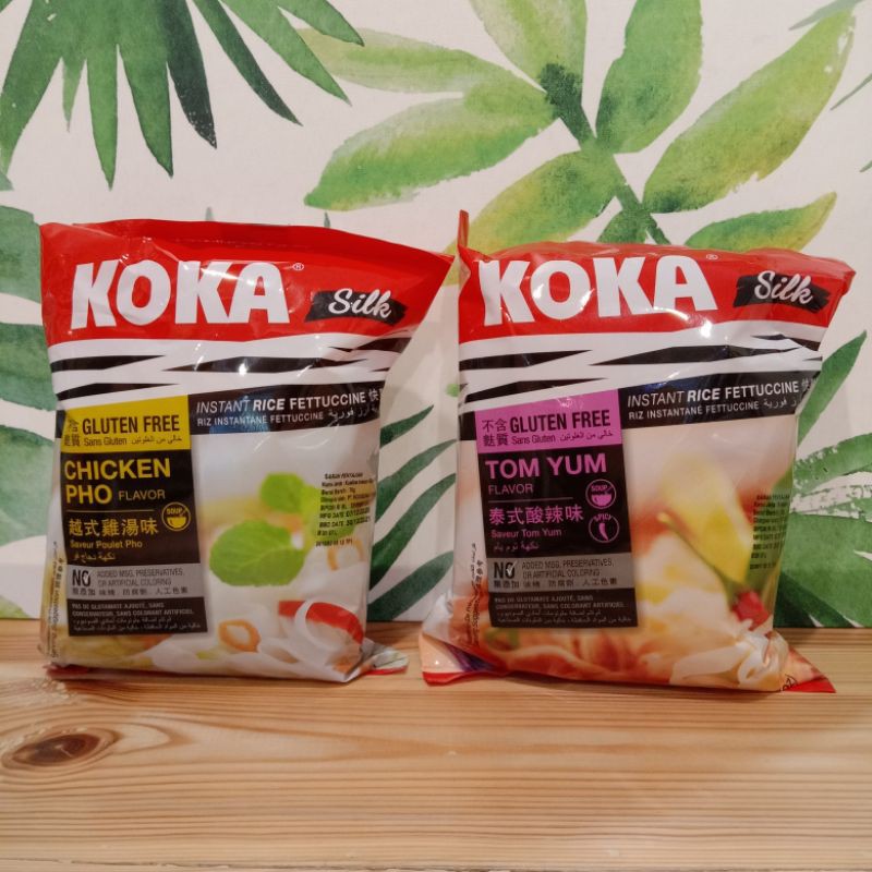 

Mie Instant Singapore Koka Tom Yum dan Koka Chicken Pho ( GLUTEEN FREE)