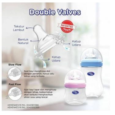 Babysafe Baby Safe Botol Susu Wide Neck 125 ml WN001 / 250 ml WN002