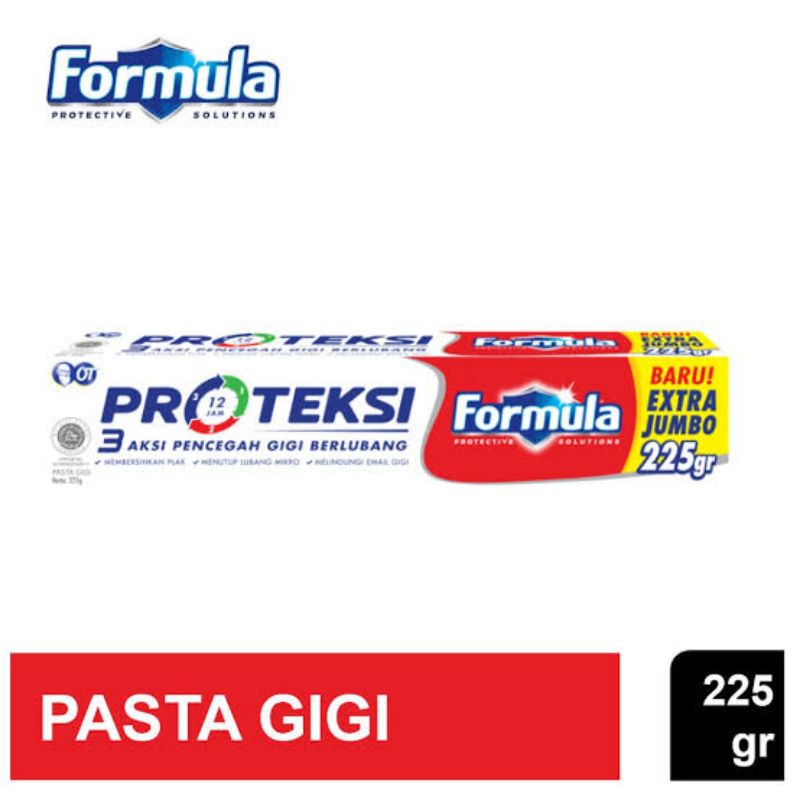 Formula Proteksi Pasta Gigi Berlubang Kemasan 225 Gram