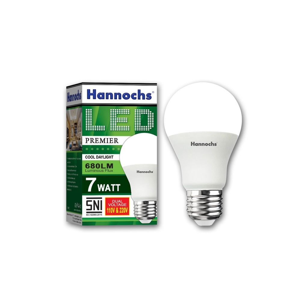 Bola Lampu Led Hannochs Premier 7 Watt Bohlam Hannochs Led Premier 7 W