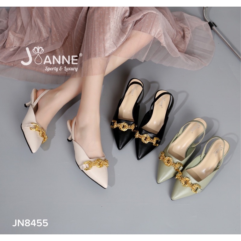 [ORIGINAL] JOANNE Slingback Heels Shoes Sepatu Hak Wanita #JN8455