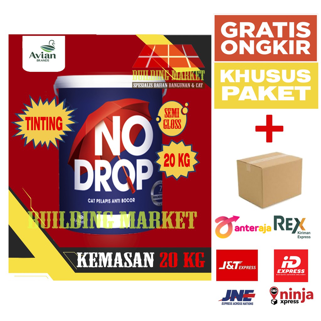 CAT TEMBOK TINTING NO DROP WATERPROOFING EXTERIOR 20 KG PAKET