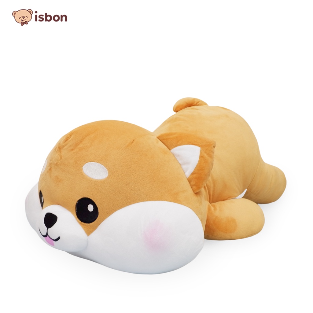 Boneka Shiba inu anjing Dog squisy ly shiba Coklat Tan  Cocok Untuk bantal Guling Bahan Halus dan Lembut By ISTANA BONEKA