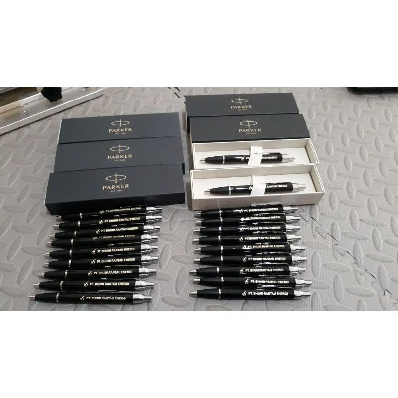 

Parker IM CT BP original asli garansi gratis' Laser logo / nama pribadi / brand perusahaan