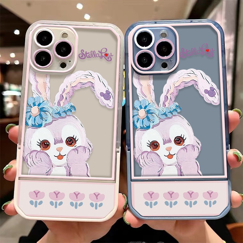 Soft Case Bahan Silikon Motif Kelinci Tahan Banting Untuk IPhone 13 12 11 Pro Max X XR XS 7 8 Plus 6 6S SE 2020