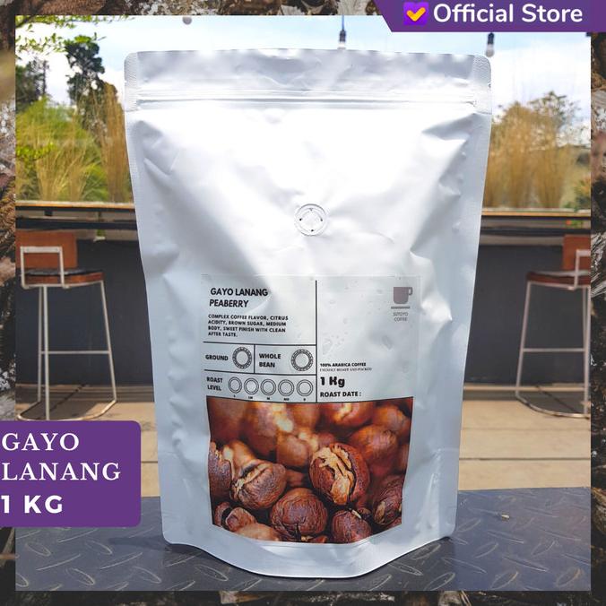 

KOPI ARABIKA GAYO LANANG PEABERRY 1 KILOGRAM | SUTOYO COFFEE