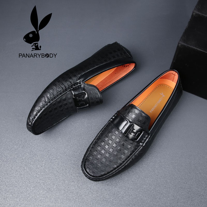 Sepatu Loafers Pria PANARYBODY Original Sepatu Formal Kasual Anti Slip Gaya Keren Outfit Kerja Meeting