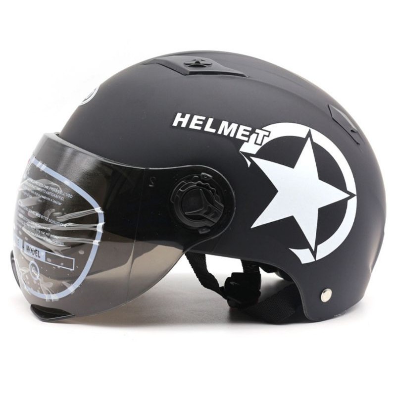 ZORO Helm Sepeda Skuter Motor Matic Half Face Visor / Helm / half face / helm sepeda