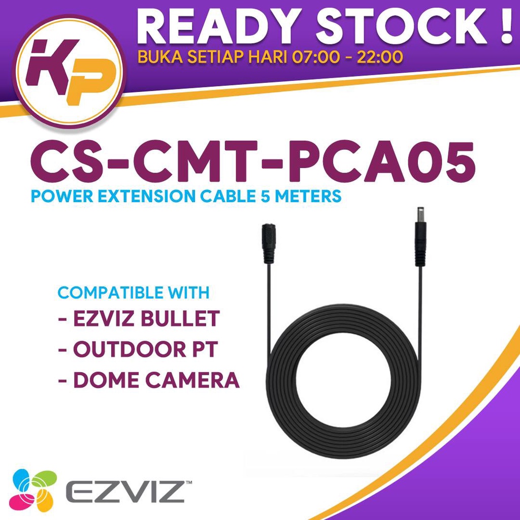 EZVIZ CMT-PCA POWER EXTENSION CABLE ACCESSORY FOR EZVIZ OUTDOOR CAMERA