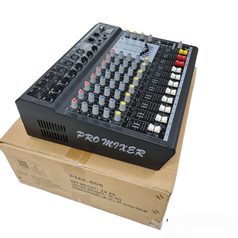 Power Mixer Blackspider Bluetooth PMX805 PMX 805 8 Channel