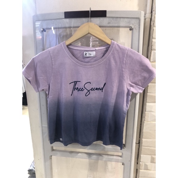 T-SHIRT KAOS 3SECOND CROPTEE MOTIF GRADASI ORIGINAL TERBARU