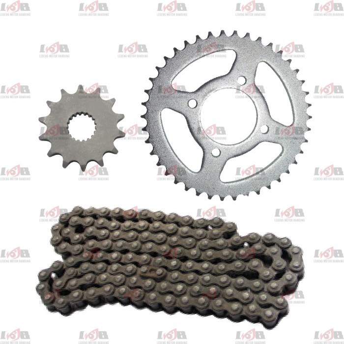 Aspira Gear Set Type H Thunder 125 Gir Depan Belakang Rantai Girset